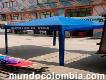 Carpa móvil de 2 x2