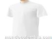 Camisetas blancas en algodón publicitarias 180 gramos, súper precio por mayor.
