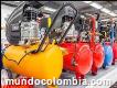 Técnicos en compresores de aire y calefactores.